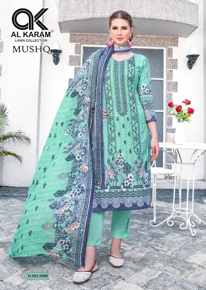 Mushq 5 By Al Karam Cotton Pakistani Dress Material Wholesale Price In Surat
